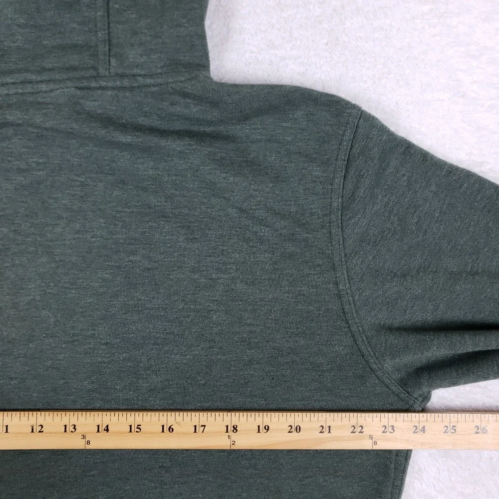 The North Face Mens L Hoodie Green Camo Logo Pullover‎ Sweatshirt Gorpcore